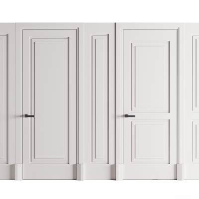 简欧隐形门 单开门